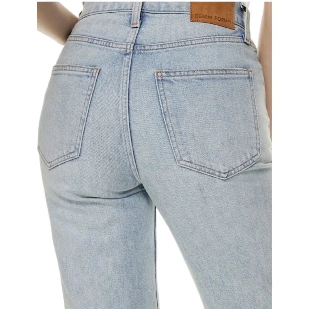 Aritzia DENIM FORUM Women’s Size 28L The BF High Rise Loose Jeans Slim Leg - Picture 13 of 16